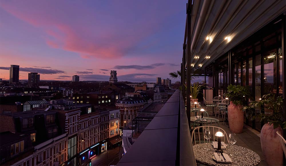 The Rooftop at One Hundred Shoreditch is the latest roof for drinks and views