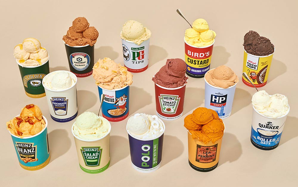 Anya Hindmarch's is making ice cream from HP Sauce, Lea & Perrins, Heinz baked beansand more...