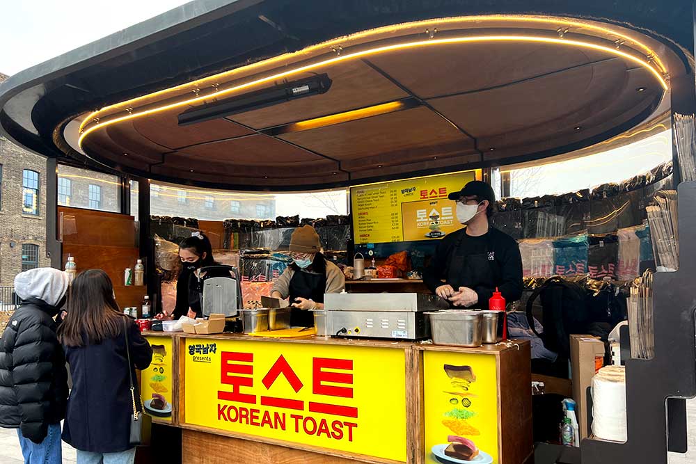 The Korean toast pop-up is back in King's Cross