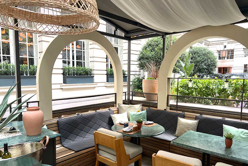 rosewood london summer terrace