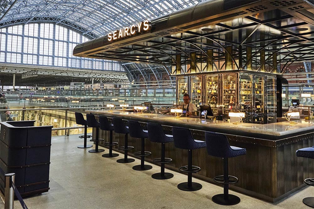 The Searcys Champagne bar at St Pancras is getting a big overhaul
