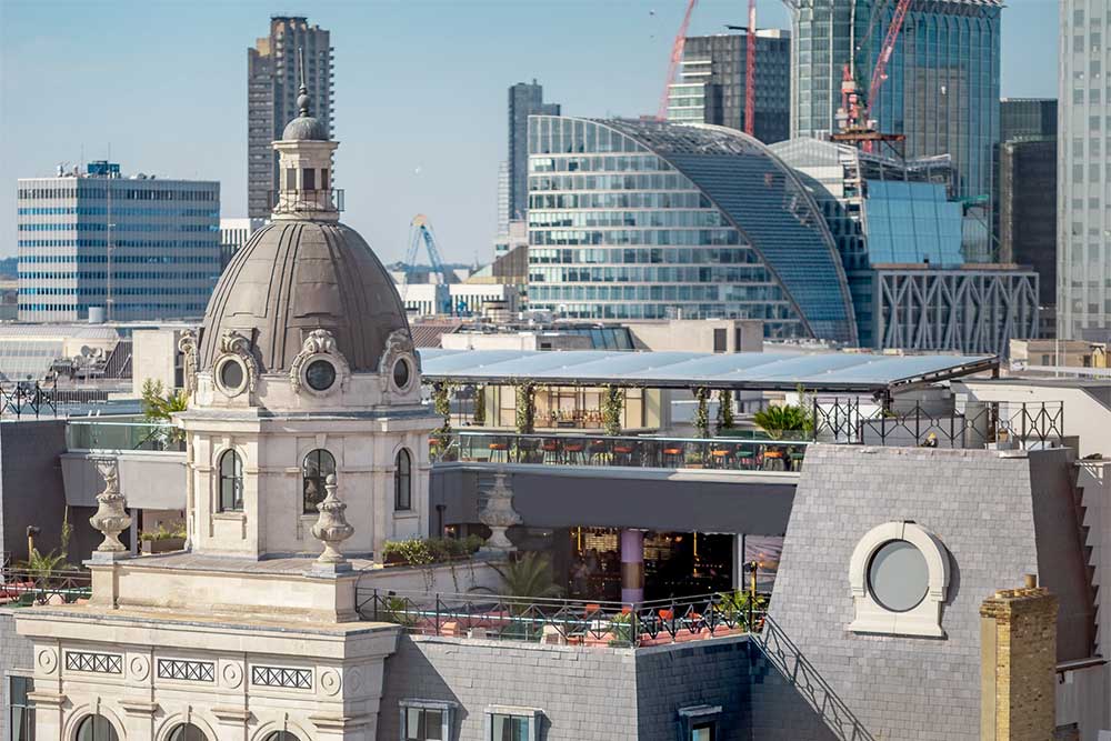 wagtail rooftop bar city of london
