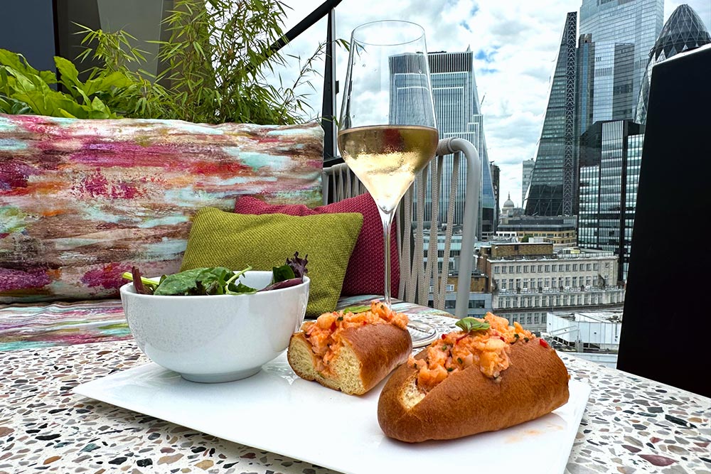 florattica weekend brunch review city of london rooftop