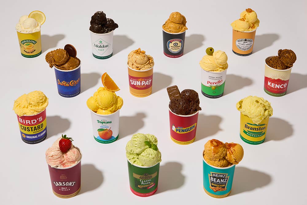 Anya Hindmarch's Ice Cream Project is back with baked bean, Jaffa Cake, peanut butter and vinegar flavours 