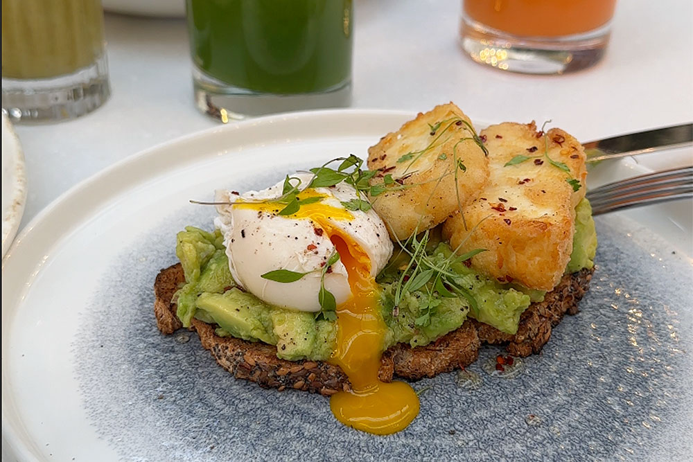 emily english harvey nichols avo toast