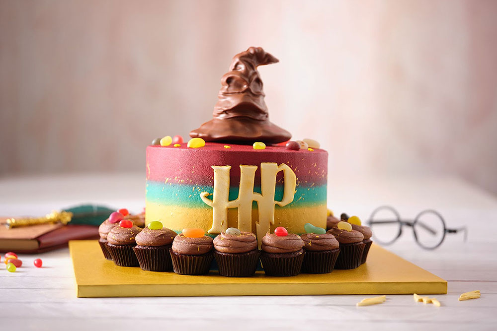 harry potter house reveal cake