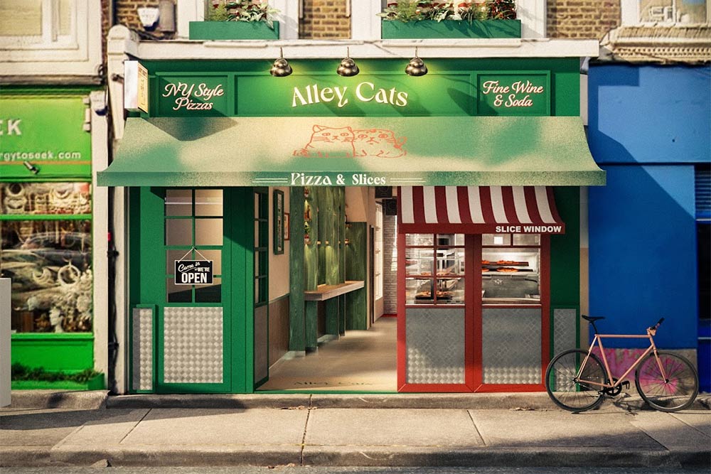 Alley Cats brings a slice hatch to its next pizzeria on Portobello Road