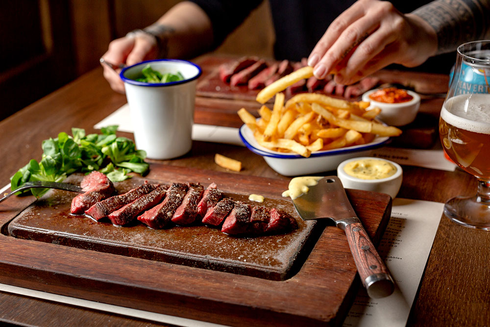 flat iron piccadilly next door to the devonshire