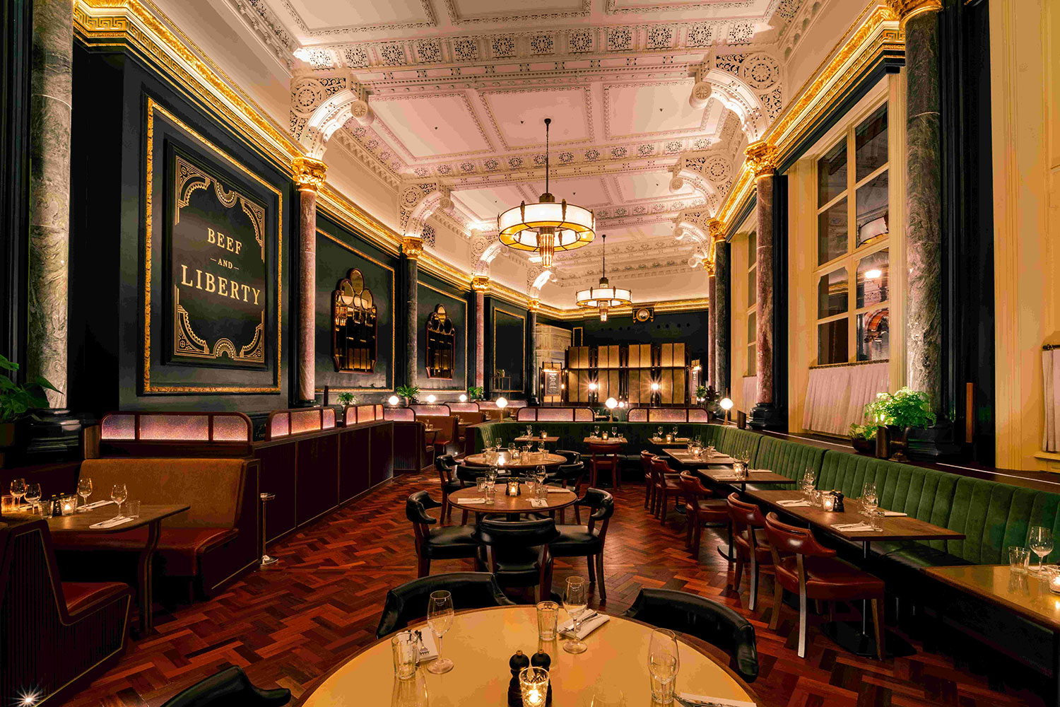 Hawksmoor St Pancras sees the steakhouse taking over The Midland Grand space, and adding the Martini Bar.