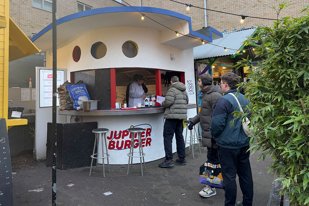 jupiter burger review netil market london