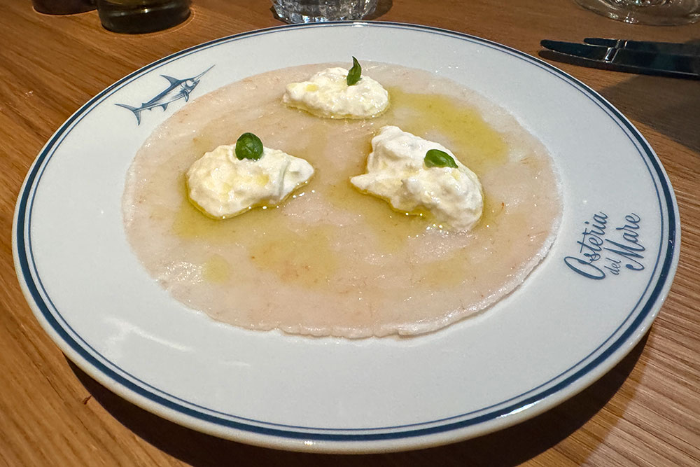 osteria del mare london restaurant review