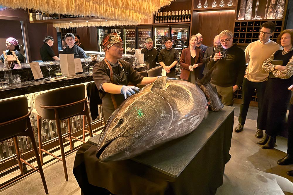 the tenrei tuna ceremony at los mochis london city