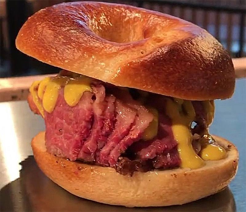 Monty's Deli are running a salt beef bagels delivery service