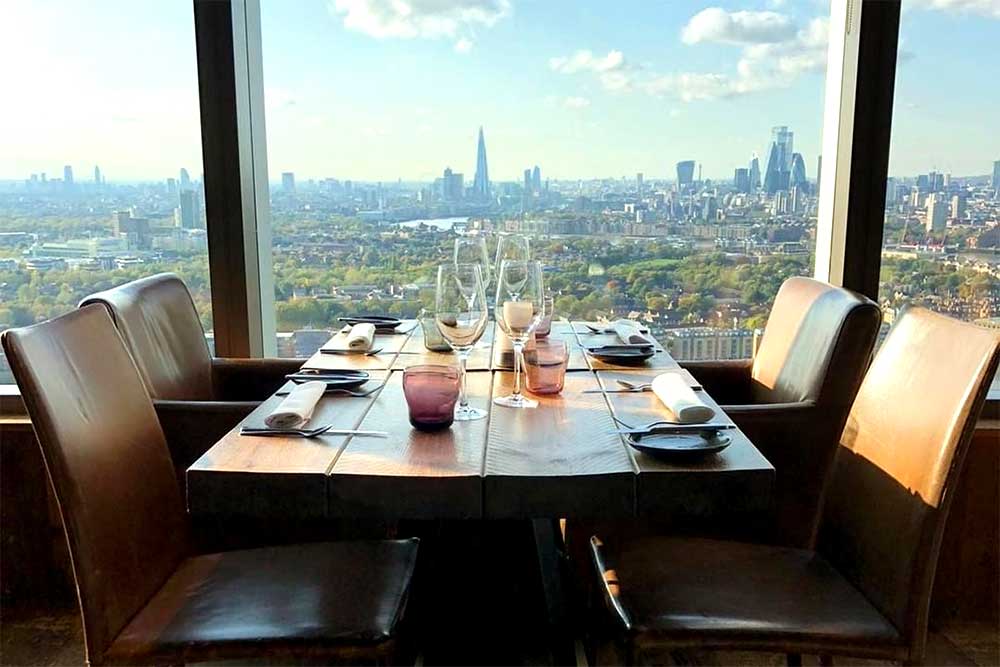 London's best high rise restaurants 