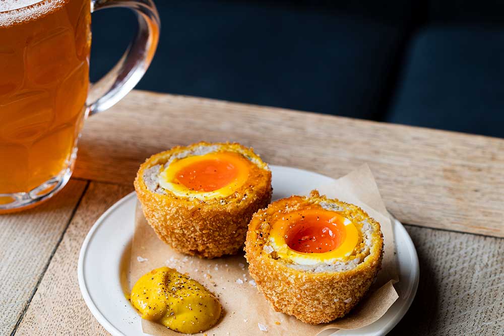 London restaurant recipes - killer Scotch eggs from the Bull & Last