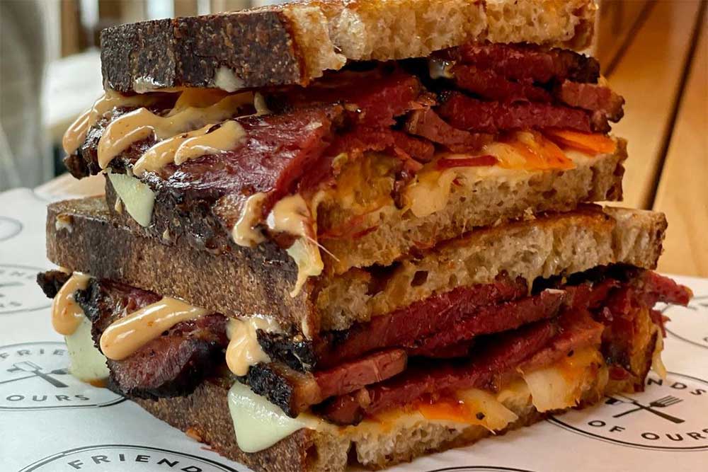 The reuben at Friends of Ours