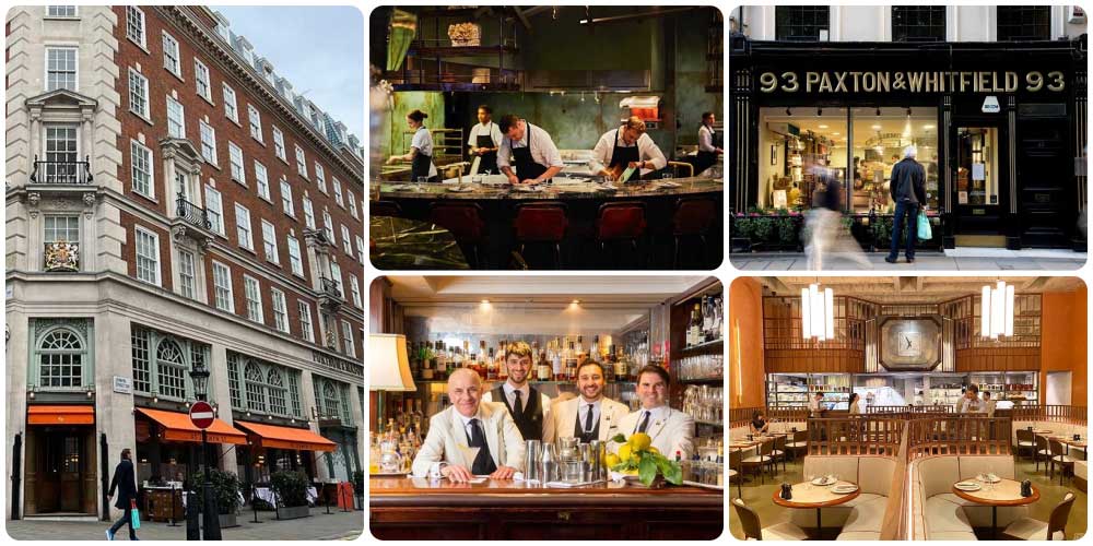 The best places to eat and drink in and around St James