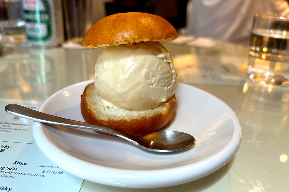 Fried horlicks ice-cream bao at BAO