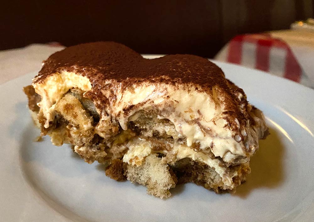 Tiramisu at Brutto