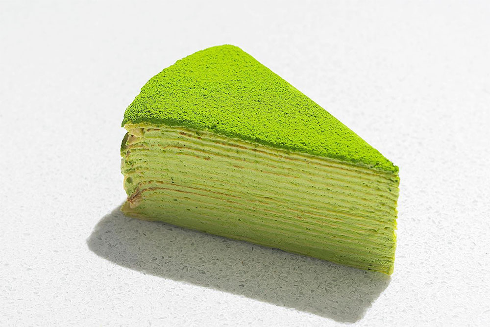 Matcha Mille Crepes at Kova