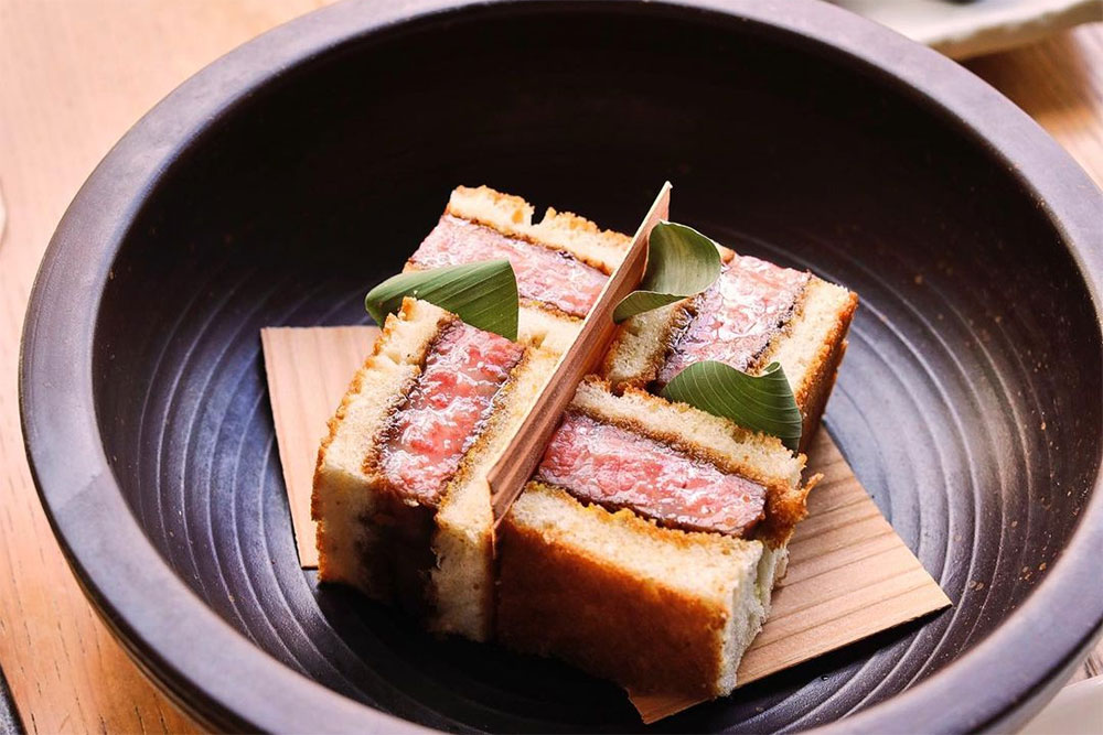  The Wagyu Sando at Taka