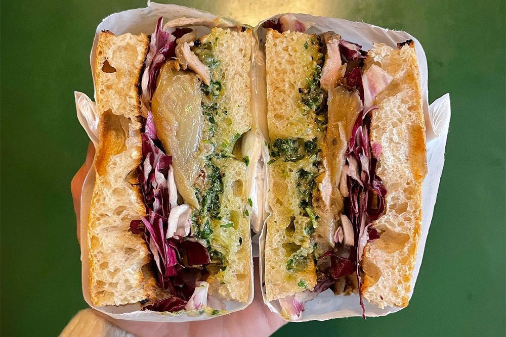 london's best sandwiches being delivered