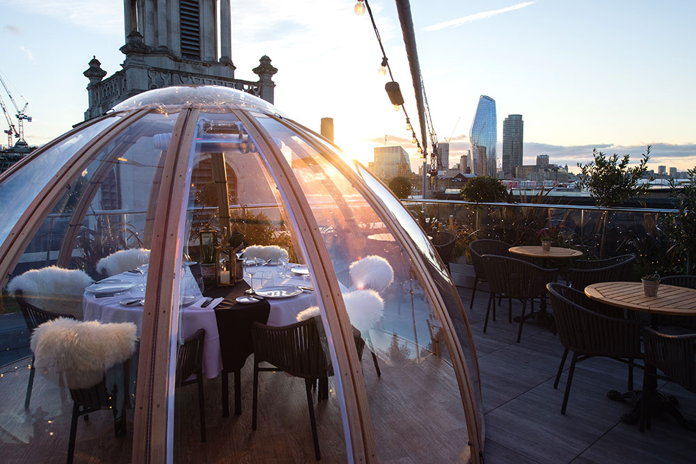 London's best winter alfresco - covered terraces, rooftops & more