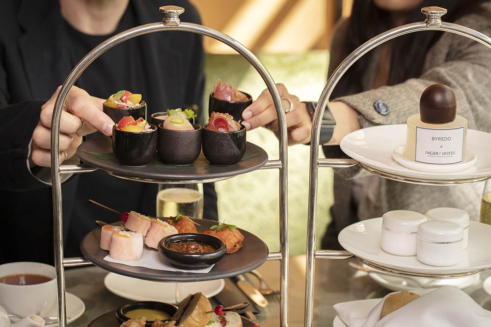 Nobu Hotel Portman Square afternoon tea