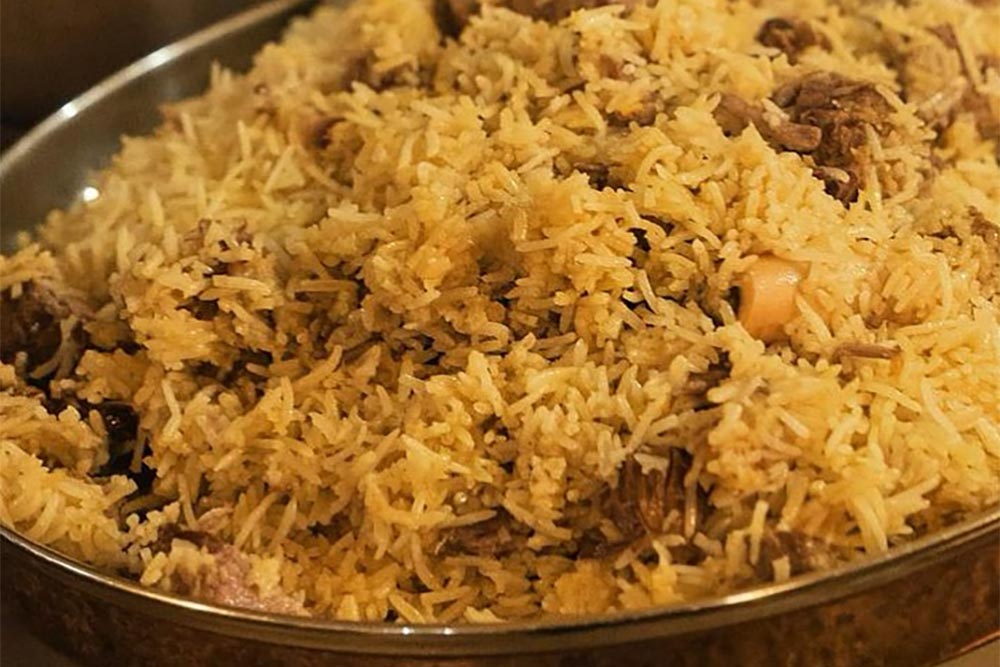 Biryani at Darjeeling Express