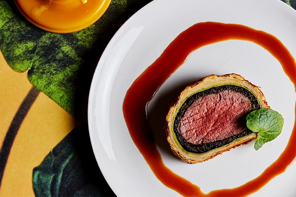 Beef Wellington at Holborn Dining room