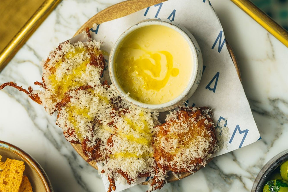  Fried spaghettini at Norma