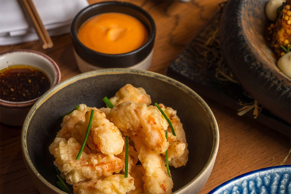  Popcorn shrimp at Taka