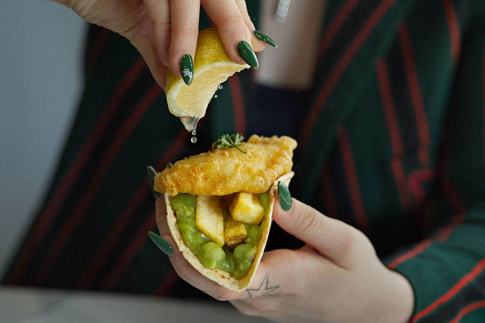 poppies fish and chip taco