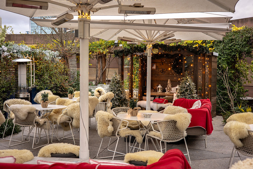 London's best winter terraces - Coq d’Argent's Lodge d’Argent