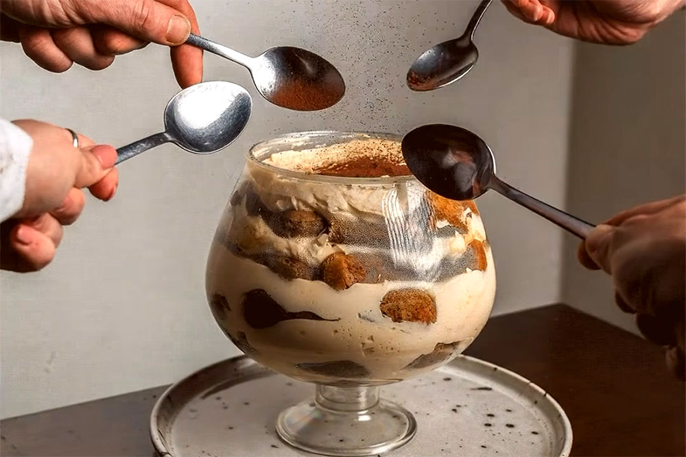 london's xxl dishes giant tiramisu