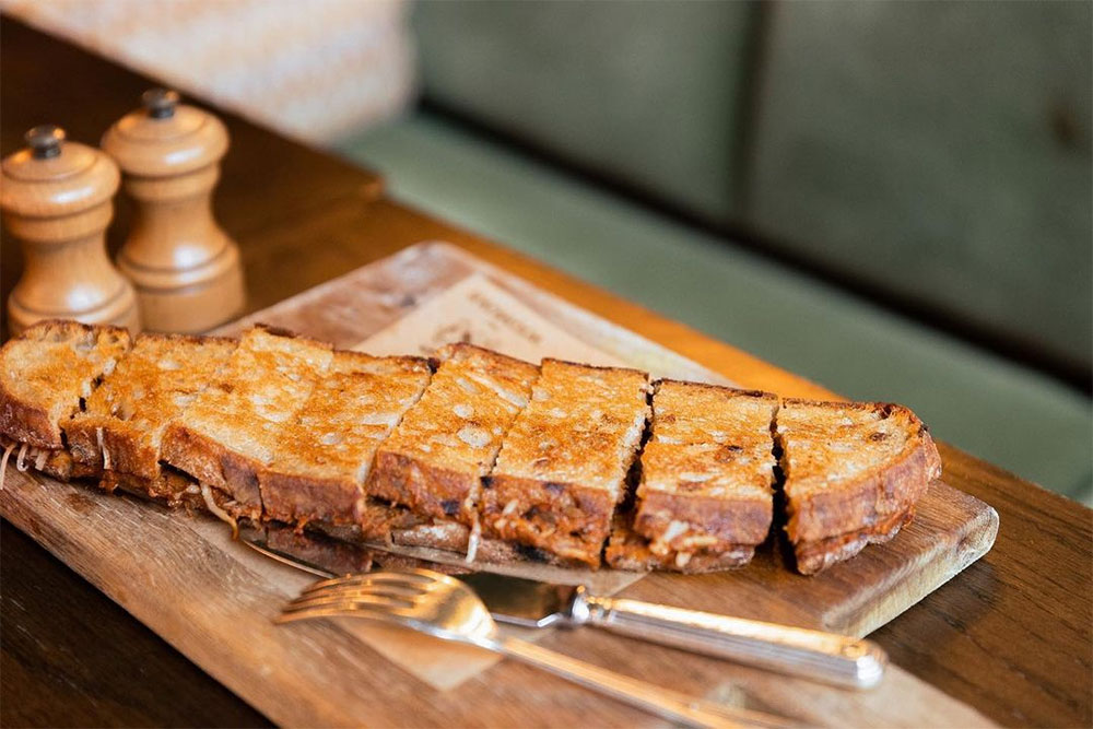 Stovetop XXL toastie at The Wigmore