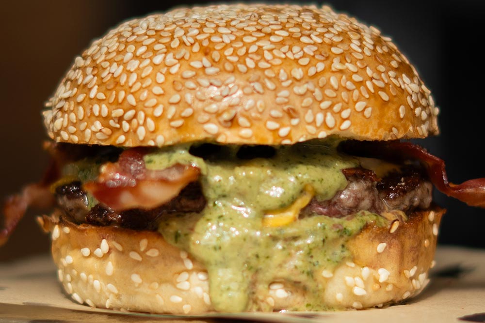 The Cafe de Paris burger at Black Bear