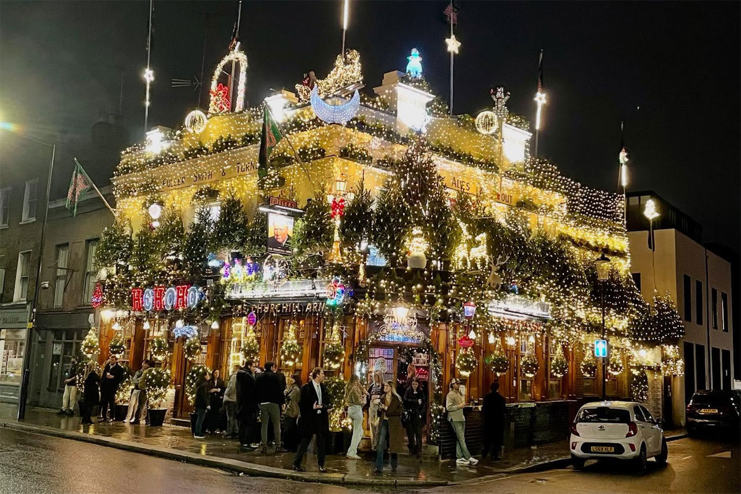 london's most christmassy restaurants