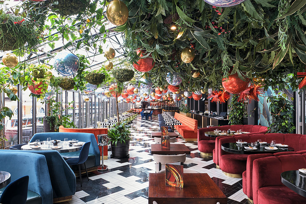 london's most christmassy restaurants