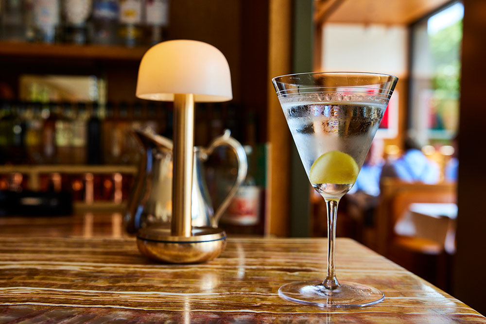 martini at the bar at The Park in Bayswater
