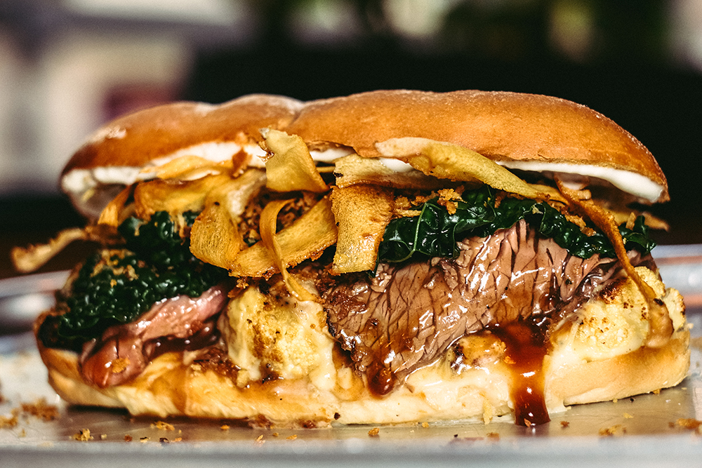London Christmas sandwich - Christmas Roast Sandwich at Steakhaus