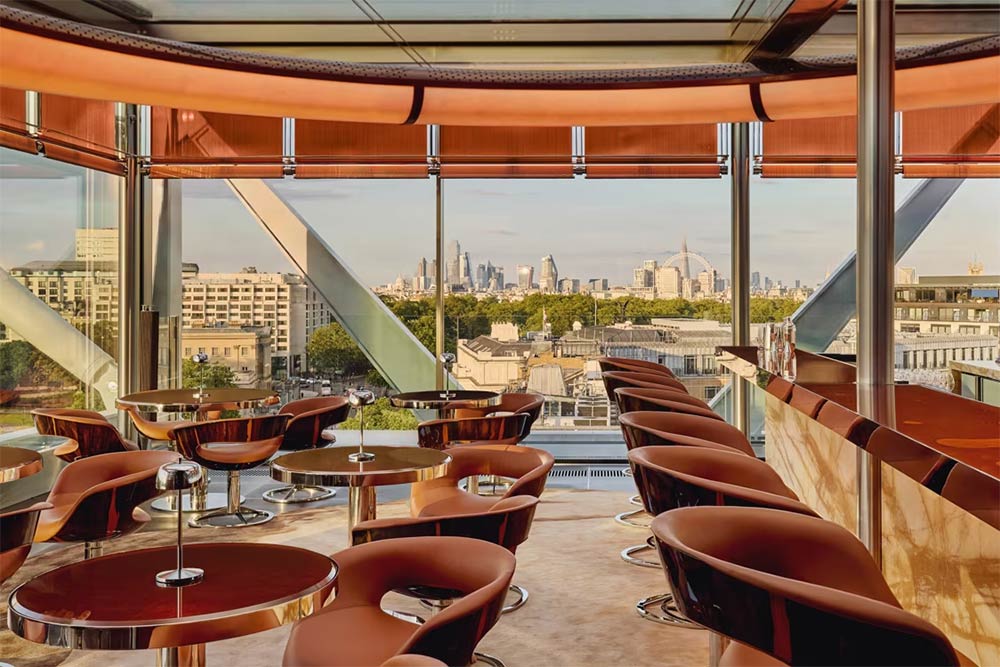 almost alfresco restaurants london - The Emory rooftop bar