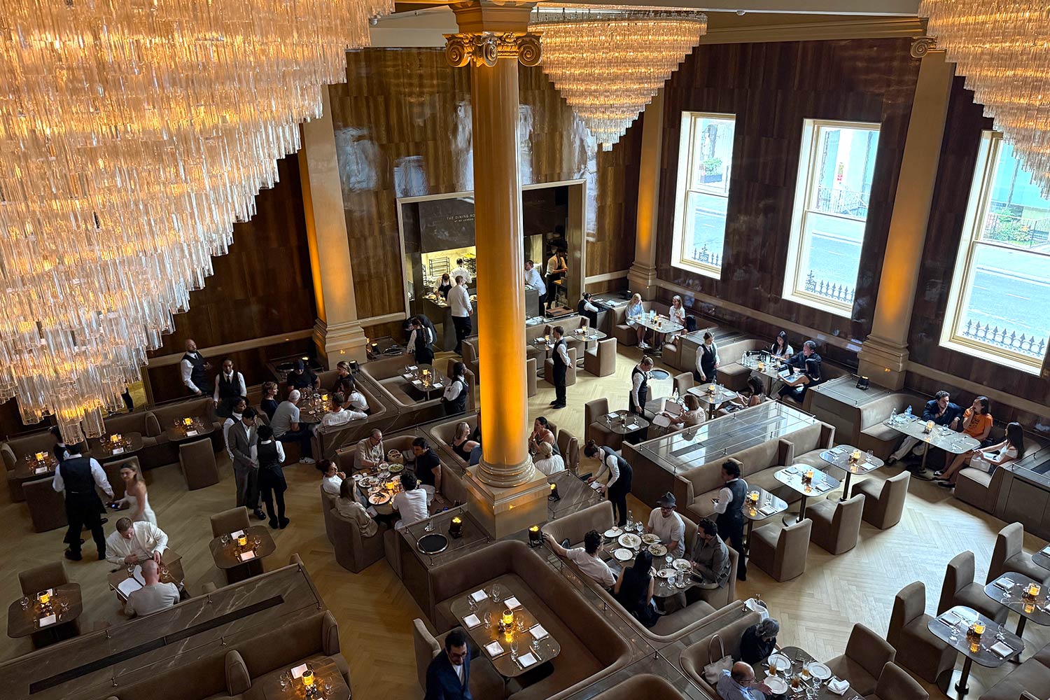 london's most glamorous restaurants