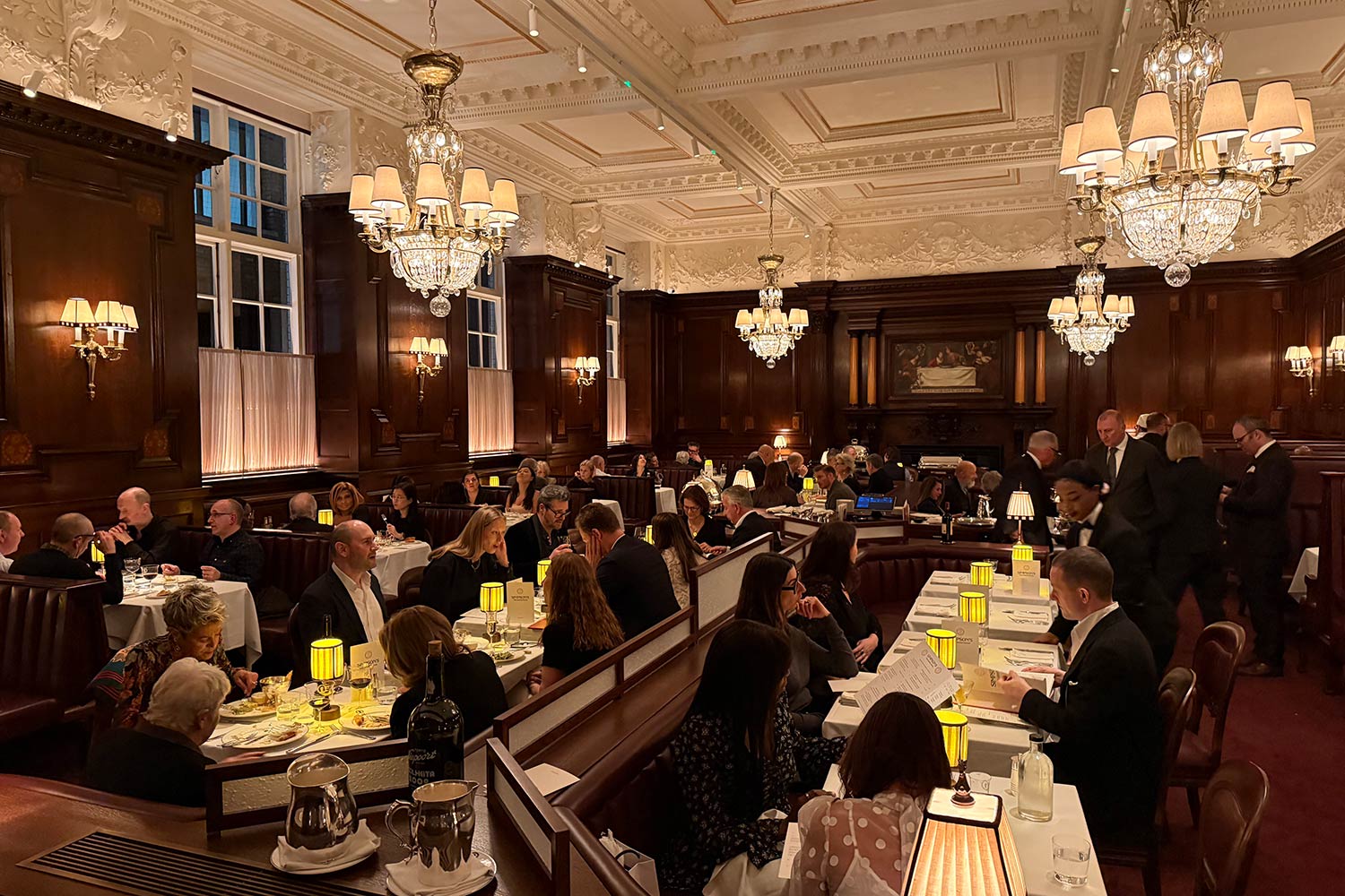 london's most glamorous restaurants