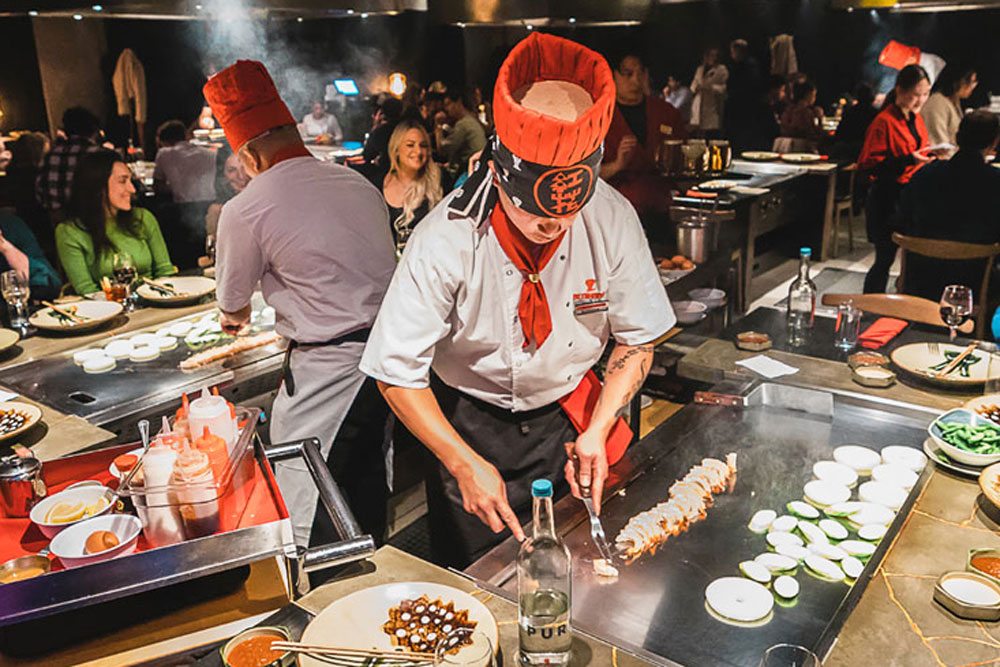 win a meal for two at Benihana