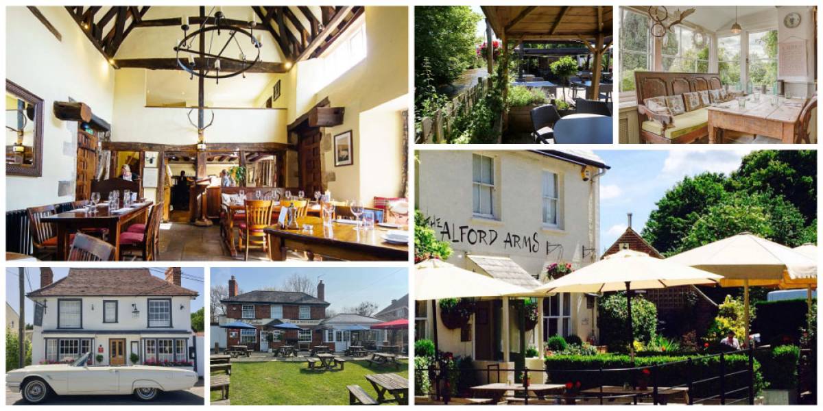 The best countryside pubs for food near London