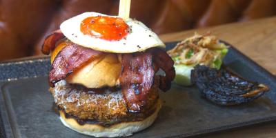 Simon Rimmer and Tom Kerridge team up for a charity Sunday Brunch burger