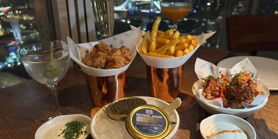 Bar crawl: high rise martinis, fried chicken and Champagne at Oblix at The Shard