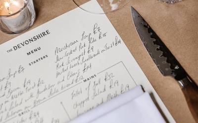 You've dined at The Devonshire, now buy their knives